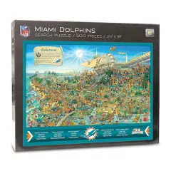 Joe Journeyman NFL 500 Piece Jigsaw Puzzle Miami Dolphins