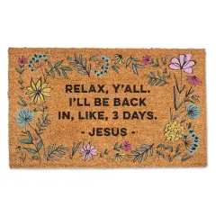 Relax Jesus Doormat