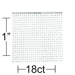 Essentials by Leisure Arts 18 Count Aida Cloth, 30" x 36" White