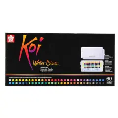 Koi&reg; Water Colors&trade; 60 Color Studio Sketch Box Set