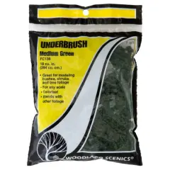 Woodland Scenics&reg; Medium Green Underbrush Groundcover