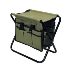 Household Essentials Collapsible Utility Stool Green
