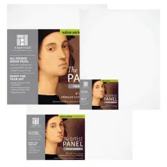 Ampersand&trade; The Artist Panels&trade; Primed Smooth Cradled 1.5" Wood Panel