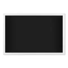 U Brands&trade; White 30'' x 20'' MDF Framed Chalkboard D&eacute;cor