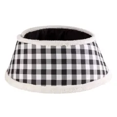 DII&reg; Black & White Buffalo Check Holiday Tree Collar