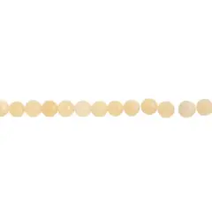 John Bead Earth's Jewels Natural Stone Round Beads, 6mm Yellow Jade