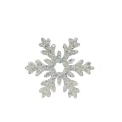 Glitter Snowflake Tabletop D&eacute;cor by Ashland&reg; White