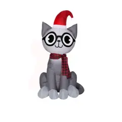 3.5 ft. Airblown&reg; Small Nerdy Cat