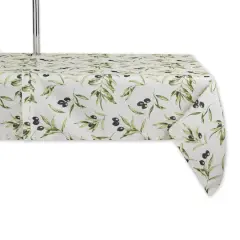 Olives Print Outdoor Tablecloth with Zipper, 60" x 120"