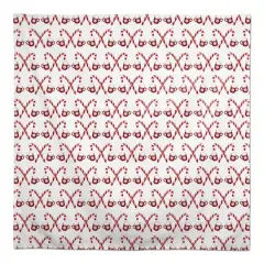 58'' Candy Cane Hot Chocolate Tablecloth