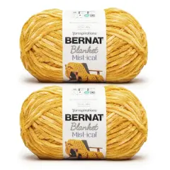 2 Pack Bernat&reg; Blanket Mist-ical&trade; Yarn Sunshine