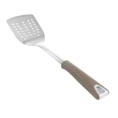 Martha Stewart Gray Stainless Steel Slotted Turner