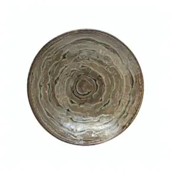 Hello Honey&reg; 14" Decorative Reactive Glaze Stoneware Platter
