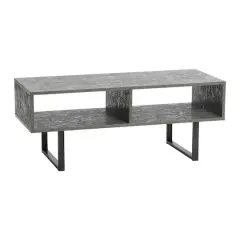 Household Essentials Jamestown Lifted Coffee Table Gray