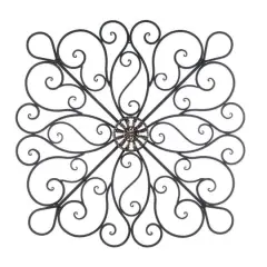Iron Scrollwork Wall D&eacute;cor