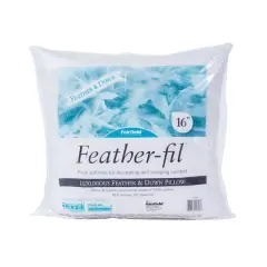 Feather-fil&reg; Luxurious Feather & Down Pillow Insert, 16" x 16"