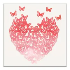 Watercolor Butterfly Canvas Wall Art