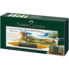 Faber-Castell&reg; Arbrecht D&uuml;rer 5-Piece Watercolor Marker Set Plein Air