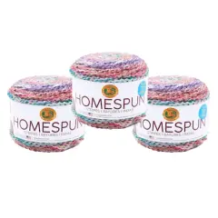 3 Pack Lion Brand&reg; Homespun&reg; New Look Yarn Oyster