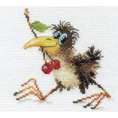 Alisa Baby Crow Cross Stitch Kit
