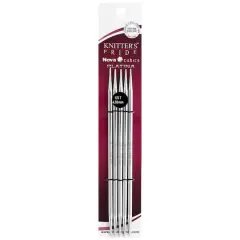 Knitter's Pride&trade; Nova Cubics Platina 6" Double Pointed Needles, Size 7