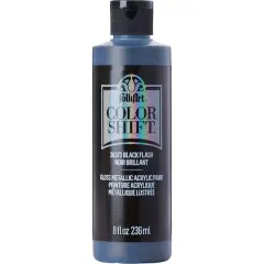 FolkArt&reg; Color Shift&trade; Gloss Metallic Acrylic Paint 36372 Black Flash