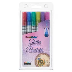 Deco Color&trade; Glitter Paint Marker Set