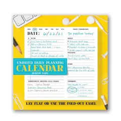 TF Publishing Undated Basic Daily Planning Desktop Note Block