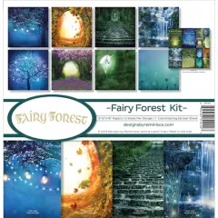 Reminisce Collection Kit 12"X12"-Fairy Forest W/Fireflies & Unicorn