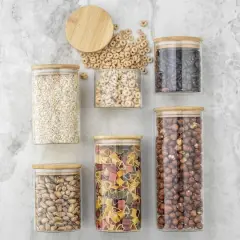 JoyJolt&reg; Airtight Storage Jars with Clamp Lids Set