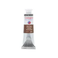 Daler-Rowney&reg; Georgian Water Mixable Oil Paint, 37mL 221 Burnt Sienna