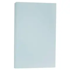 JAM Paper Legal Vellum Bristol Cardstock Paper, 50 Sheets Blue