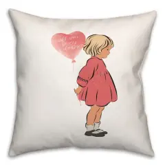 Be My Valentine 18" x 18" Throw Pillow