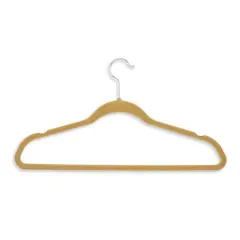 Honey Can Do Tan Flocked Suit Hanger, 50ct.