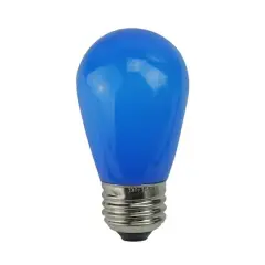 Opaque LED S14 Replacement Bulbs, 25ct. Blue
