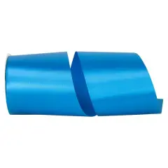JAM Paper 4" x 50yd. Satin Allure Single Face Ribbon Deep Teal