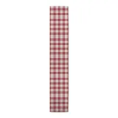 Buffalo Check Plaid Indoor/Outdoor Table Runner Red
