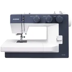 Janome 1522-BL 22-Stitch Mechanical Sewing Machine with Wide Sewing Bed