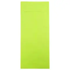 JAM Paper 5" x 11.5" Ultra Lime Green Policy Business Envelopes
