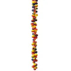 Red, Yellow & Blue Czech Glass Teardrop Beads, 7mm by Bead Landing&trade;