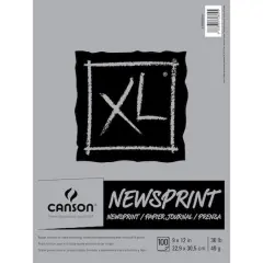 Canson&reg; XL&reg; Newsprint Paper Pad