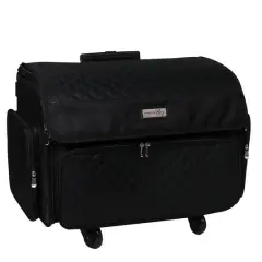 Everything Mary Black Quilted Deluxe Sewing Machine Storage Case