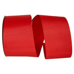 The Ribbon Roll 3" x 50yd. Grosgrain Allure Solid Ribbon Red