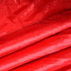 Feldman Craft Velvet Polyester Fabric Red