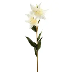 37" White Lily Stem by Ashland&reg;