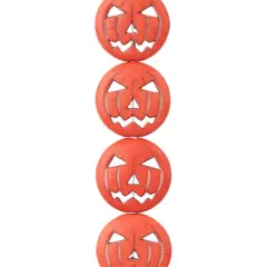 Orange Dyed Reconstituted Howlite Pumpkin Beads, 25mm by Bead Landing&trade;