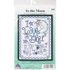 Design Works&trade; To The Moon Counted Cross Stitch Kit