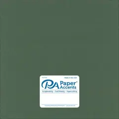 PA Paper&trade; Accents 12" x 12" Pearlized Cardstock, 25 Sheets Moss