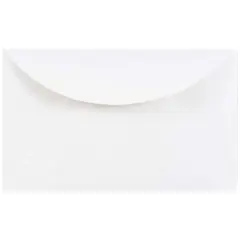 JAM Paper White 3Drug Mini Envelopes, 100ct.