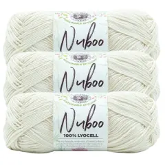 3 Pack Lion Brand&reg; Nuboo Yarn Cream